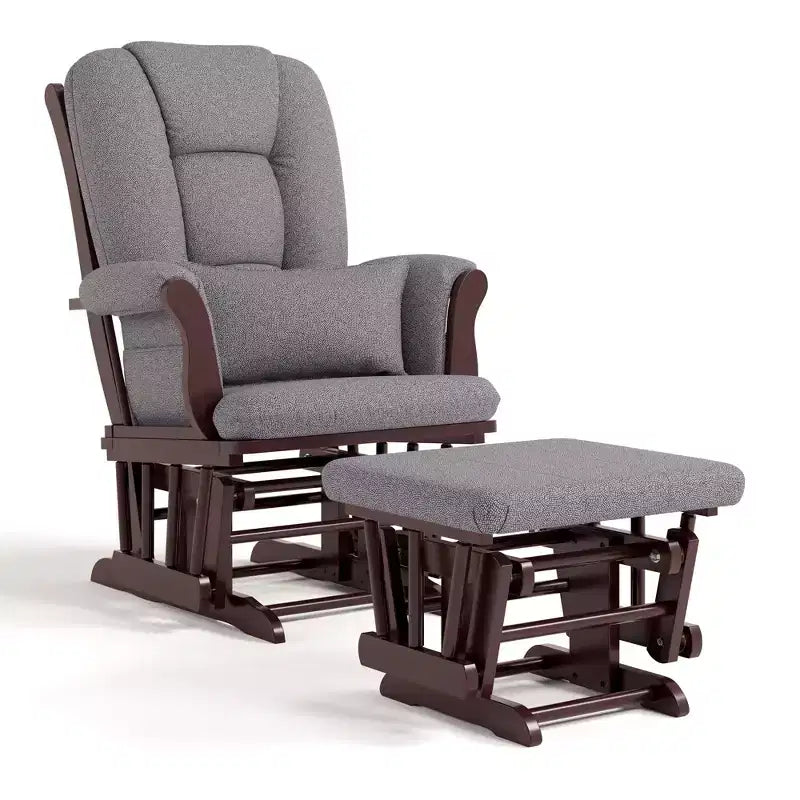 Nursery Glider Rocking Chair and Ottoman