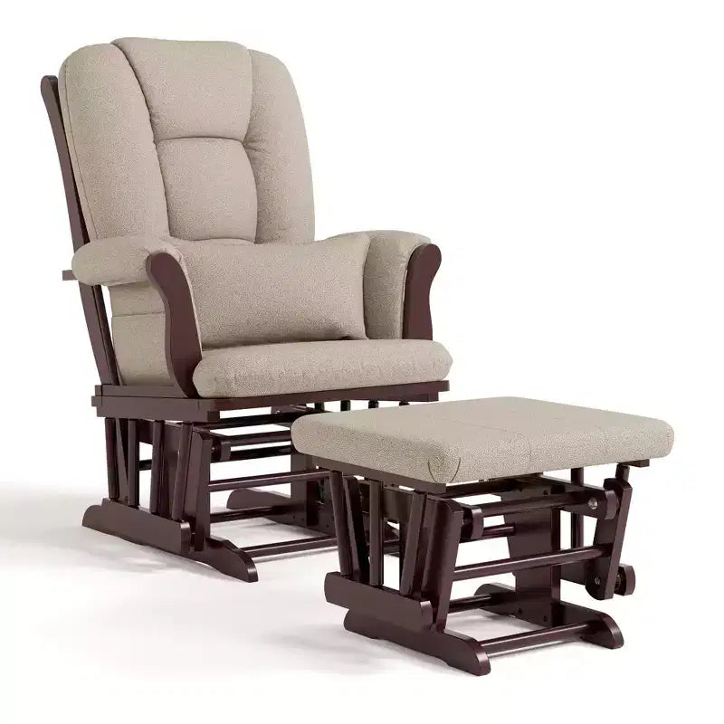 Nursery Glider Rocking Chair and Ottoman