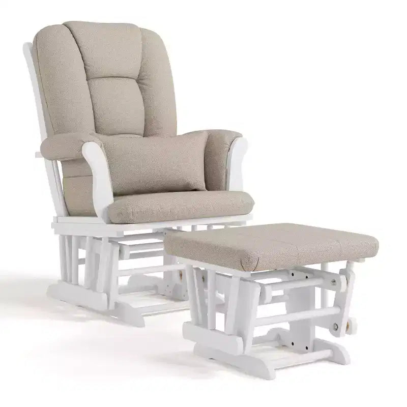 Nursery Glider Rocking Chair and Ottoman