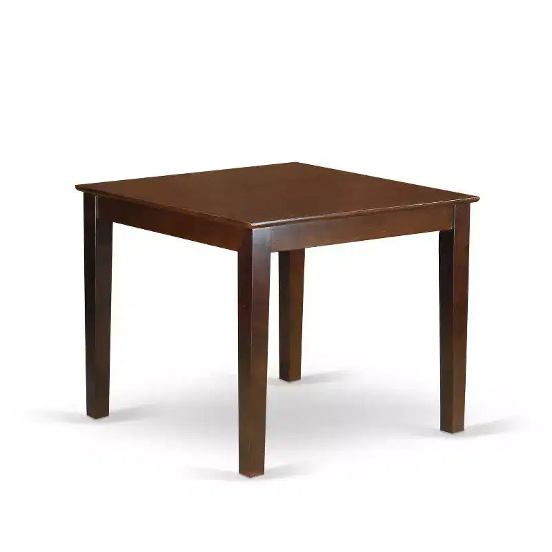 Vintage Kitchen Table Set - 36 Inch Square Table with 2 Parsons Chairs - Retro Dining Set