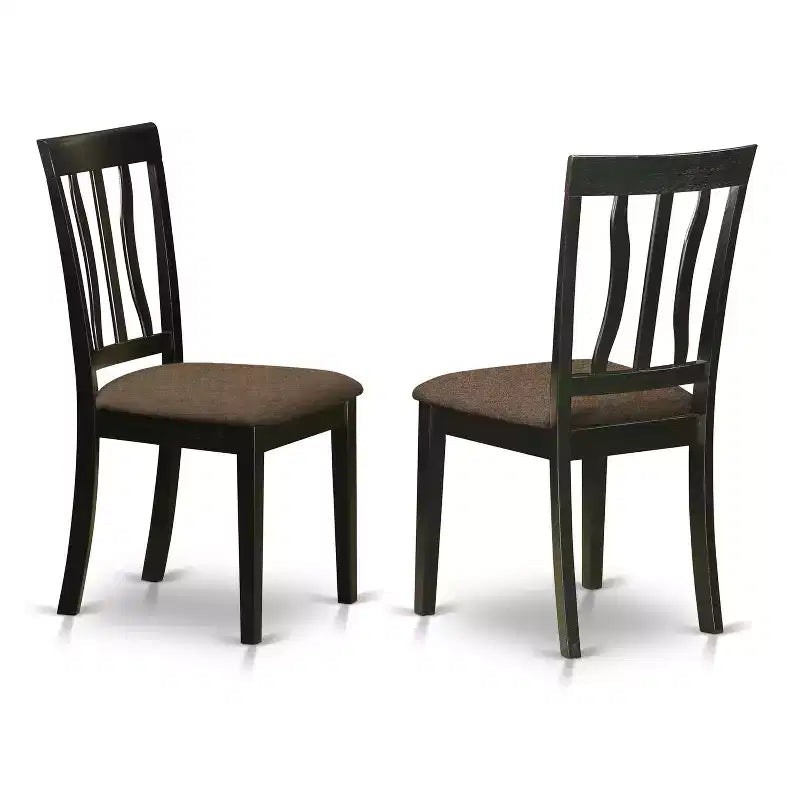 Round Kitchen Dinette Set - 42 Inch Table & 4 Chairs - Modern Dining Room Furniture