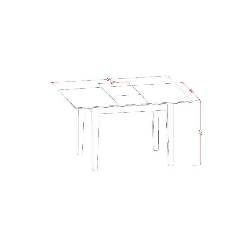 Dinette Set - Kitchen Table & Chairs - Small Dining Room Furniture - Modern Design