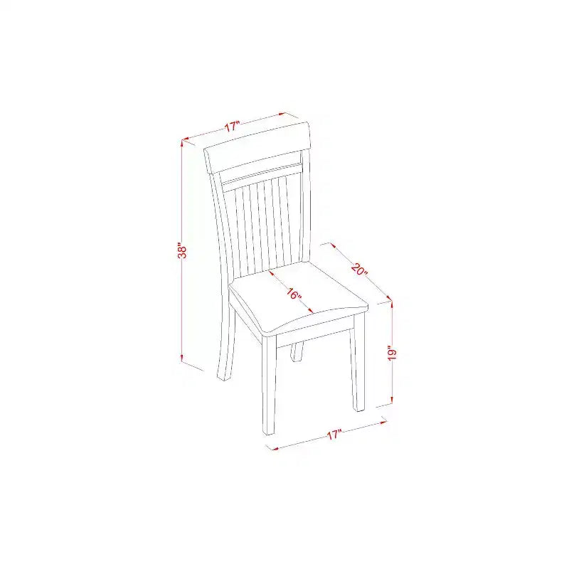 Dinette Set - Kitchen Table & Chairs - Small Dining Room Furniture - Modern Design