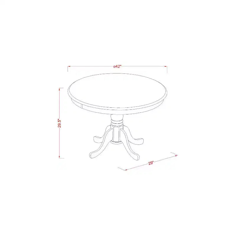 Modern Kitchen Table Set - Dining Table & Chairs - Minimalist Dinette Set for Home