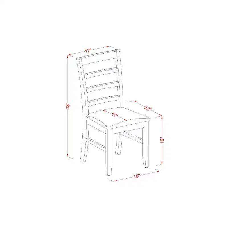 Modern Kitchen Table Set - Dining Table & Chairs - Minimalist Dinette Set for Home