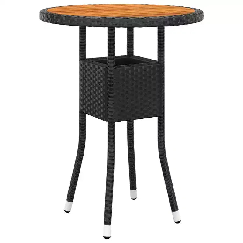 vidaXL Garden Lounge Set Black, Cream White