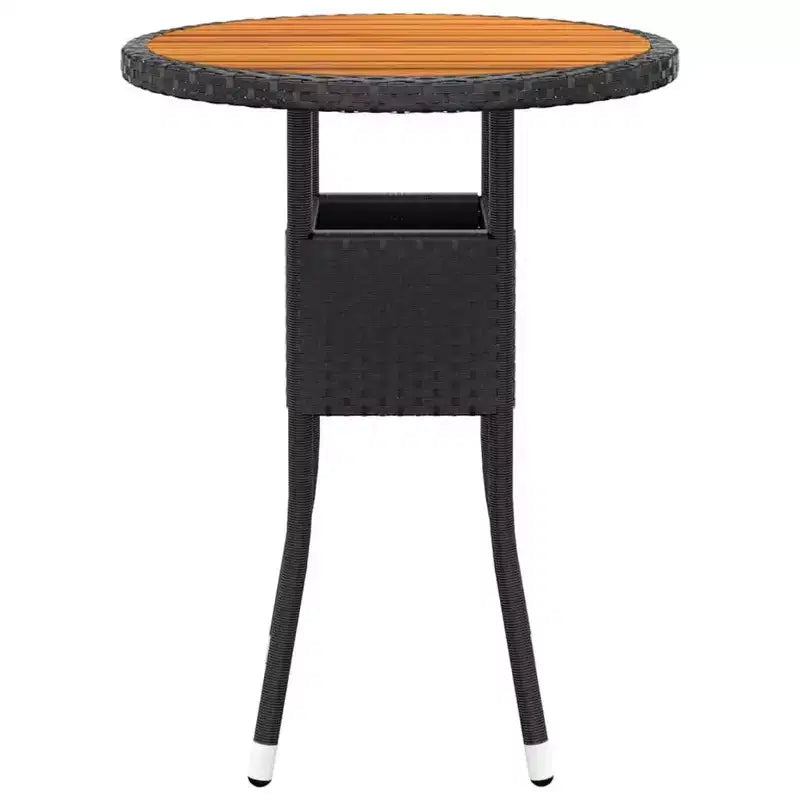 vidaXL Garden Lounge Set Black, Cream White