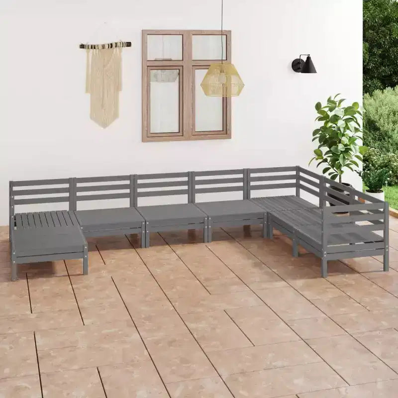 vidaXL Garden Lounge Set Solid pine wood Modular Garden Lounge Set