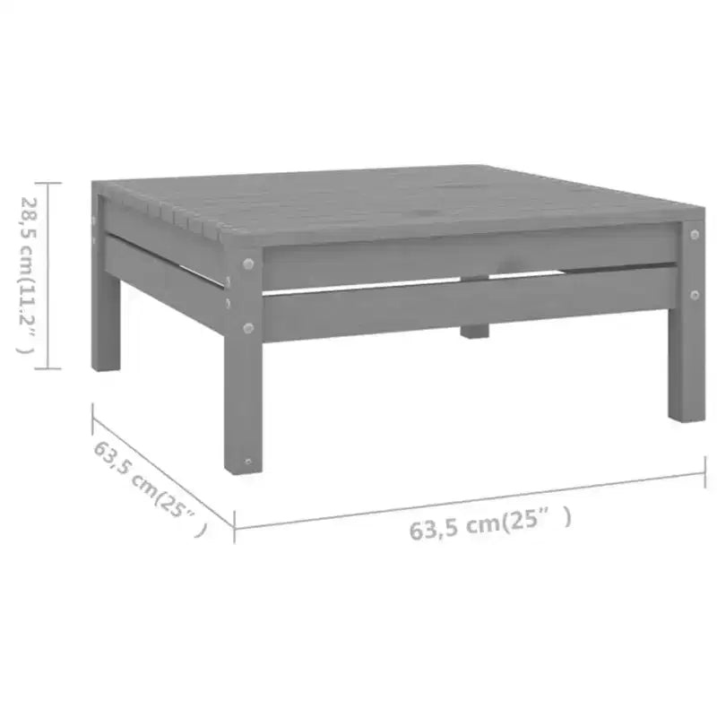 vidaXL Garden Lounge Set Solid pine wood Modular Garden Lounge Set