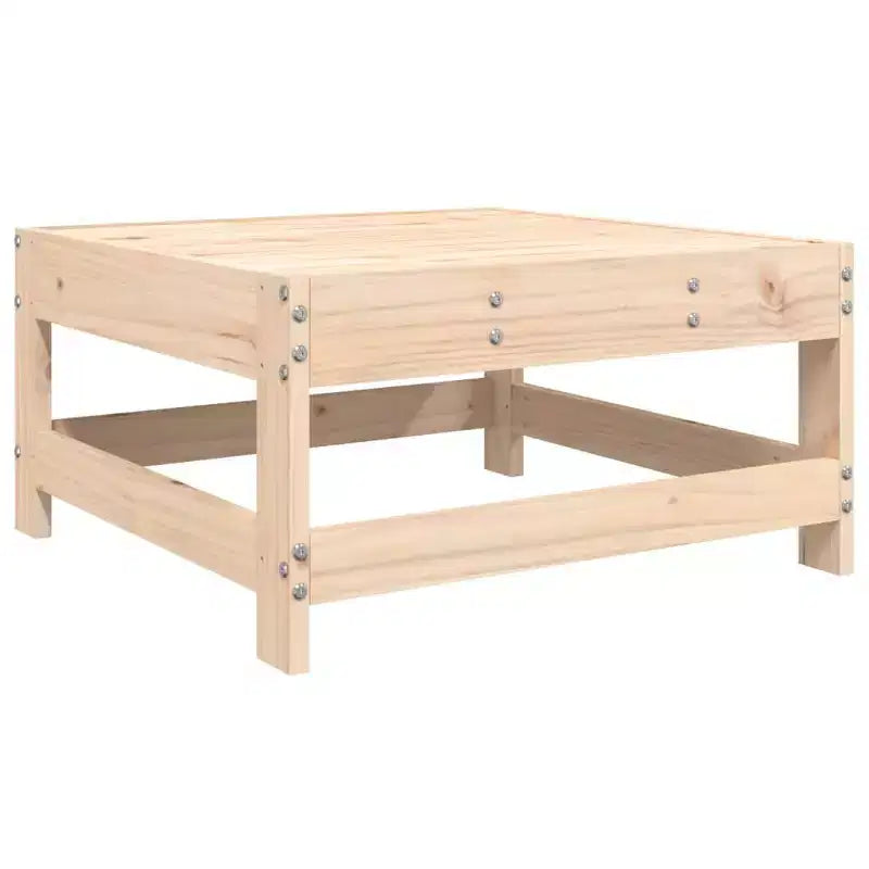 vidaXL Garden Lounge Set Natural Pine Solid Pine Wood Large Modular
