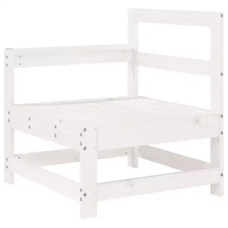 vidaXL Garden Lounge Set Natural Pine Solid Pine Wood Large Modular