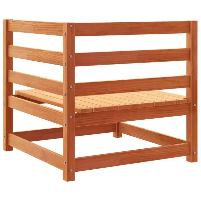 vidaXL Garden Sofa Set Natural wood Solid pine wood Medium Modular