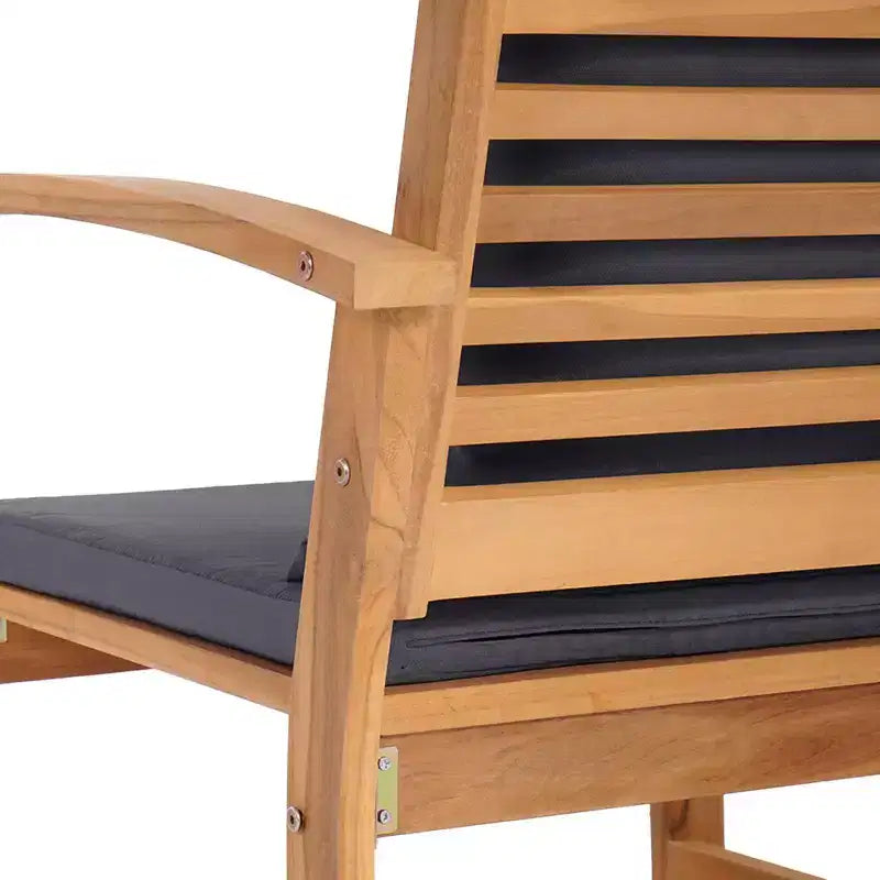 Garden Sofa Set 4 pcs Natural Solid teak wood