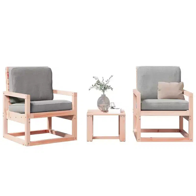 vidaXL Garden Lounge Set Pine Wood Solid Pine Wood Medium