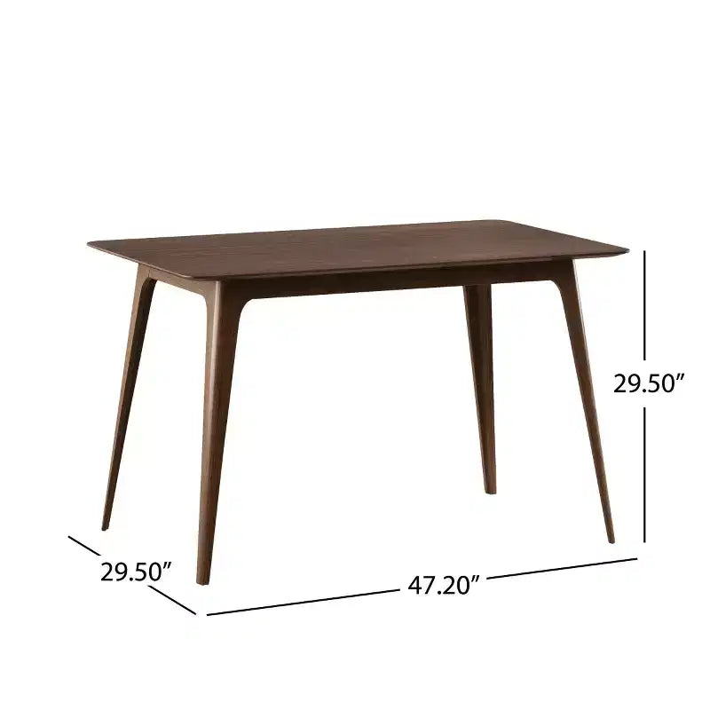 5-Piece Modern Dining Set for 4, Solid Wood Frame Kitchen Table Set with 4 Upholstered Dining Chairs for Dining Room or Kitchen-Panipeachy