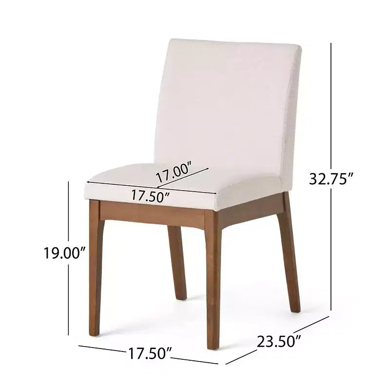 5-Piece Modern Dining Set for 4, Solid Wood Frame Kitchen Table Set with 4 Upholstered Dining Chairs for Dining Room or Kitchen-Panipeachy