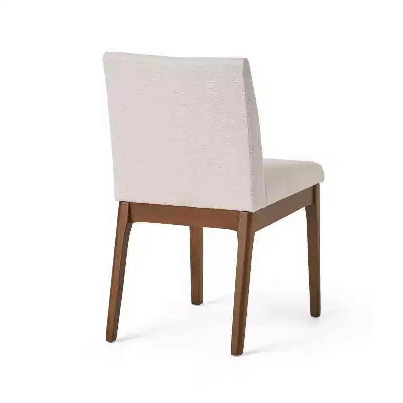5-Piece Modern Dining Set for 4, Solid Wood Frame Kitchen Table Set with 4 Upholstered Dining Chairs for Dining Room or Kitchen-Panipeachy