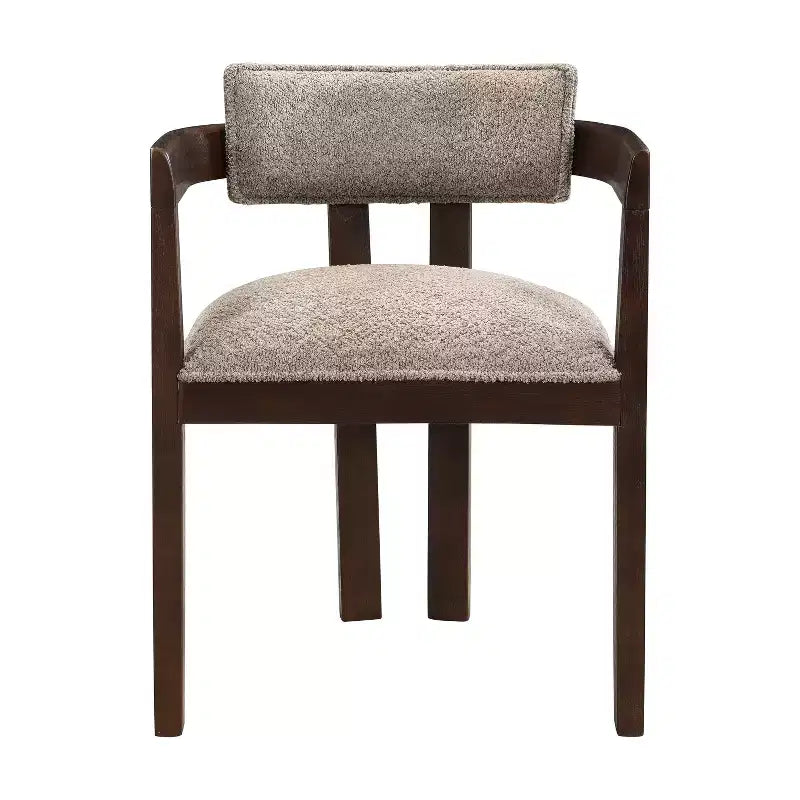 Christopher Knight Home Elena-boerderijstijl-eettafel voor 9 personen met gestoffeerde stoelen van rubberhout
