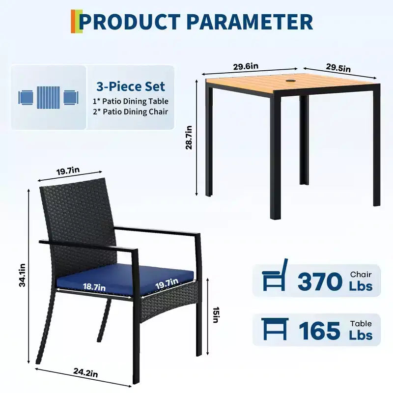Outdoor-Essplatz-Set
