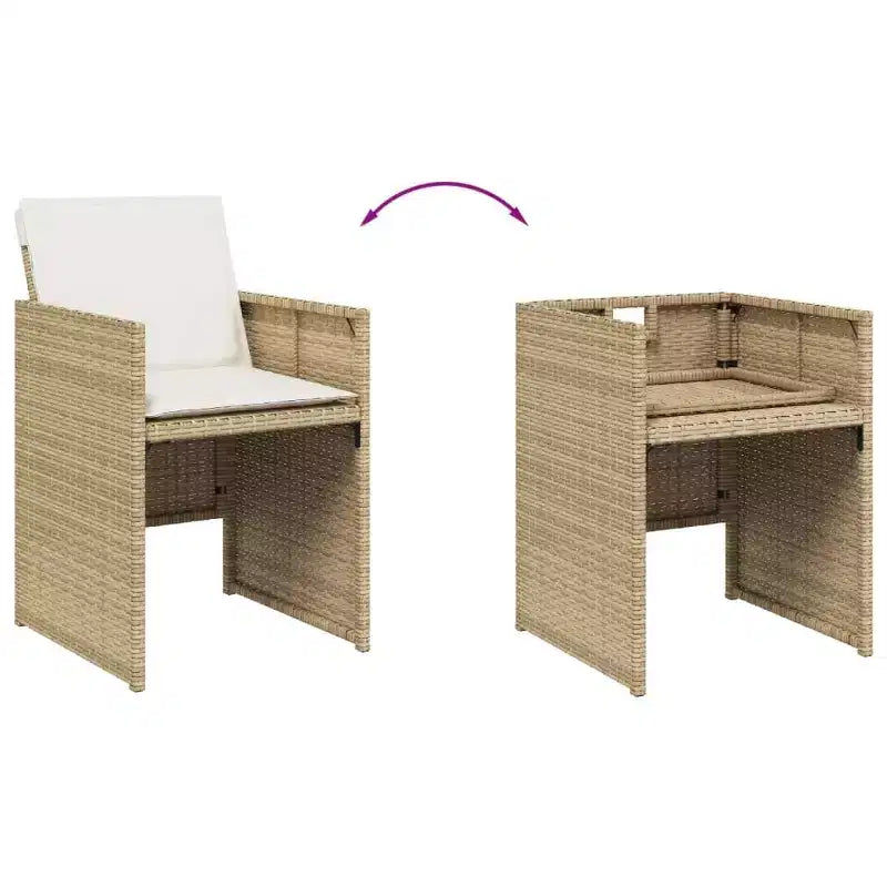 vidaXL Patio Dining Set Set of 12 ,