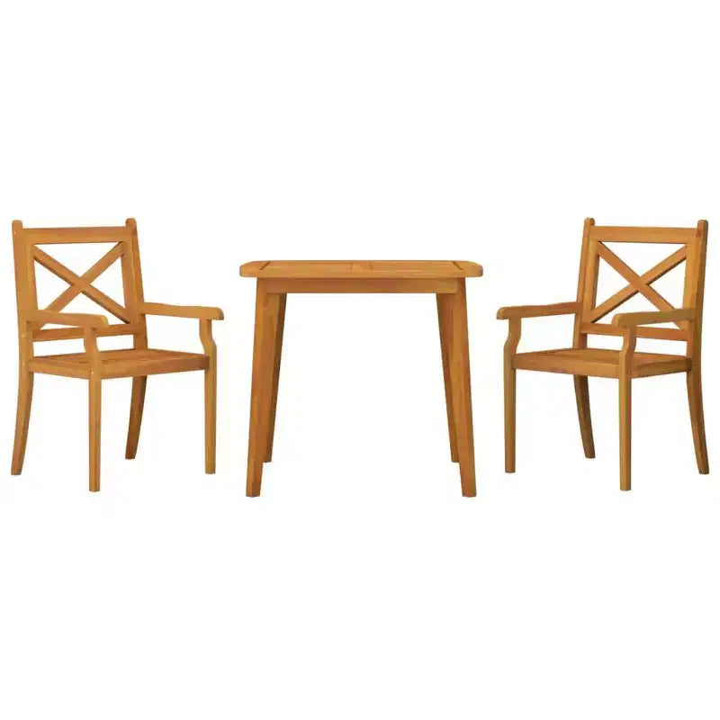 vidaXL Outdoor Dining Set with Solid Acacia Wood