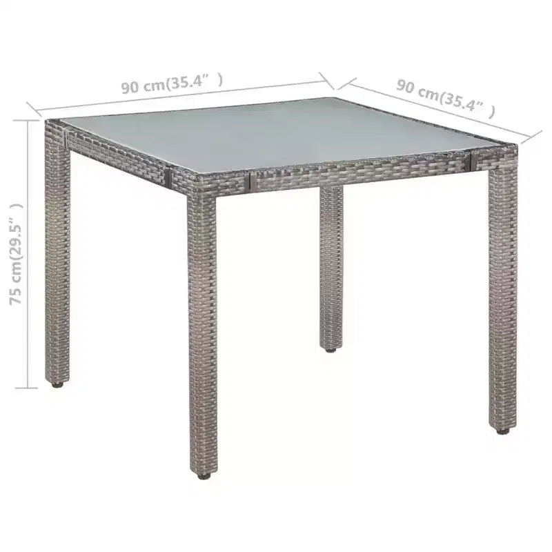 vidaXL Outdoor Dining Set