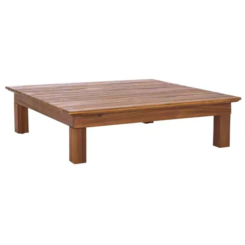 Napol 4-teiliges Sitzmöbel-Set aus Akazienholz für die Terrasse mit Kissen - Innen-/Außenbereich - PAT6806 - Safavieh