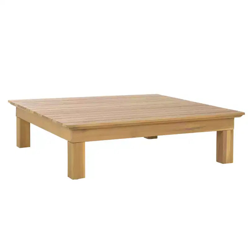 Napol 4-teiliges Sitzmöbel-Set aus Akazienholz für die Terrasse mit Kissen - Innen-/Außenbereich - PAT6806 - Safavieh