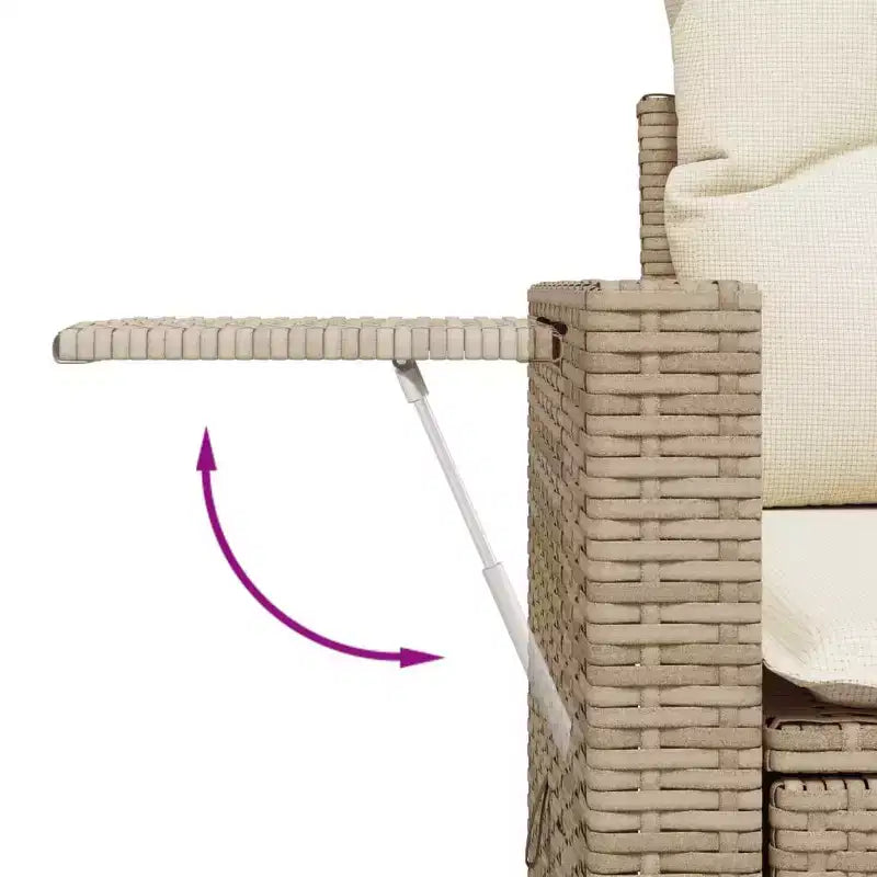 vidaXL Stylish Modular Patio Sofa Set with Cushions in Different Colors