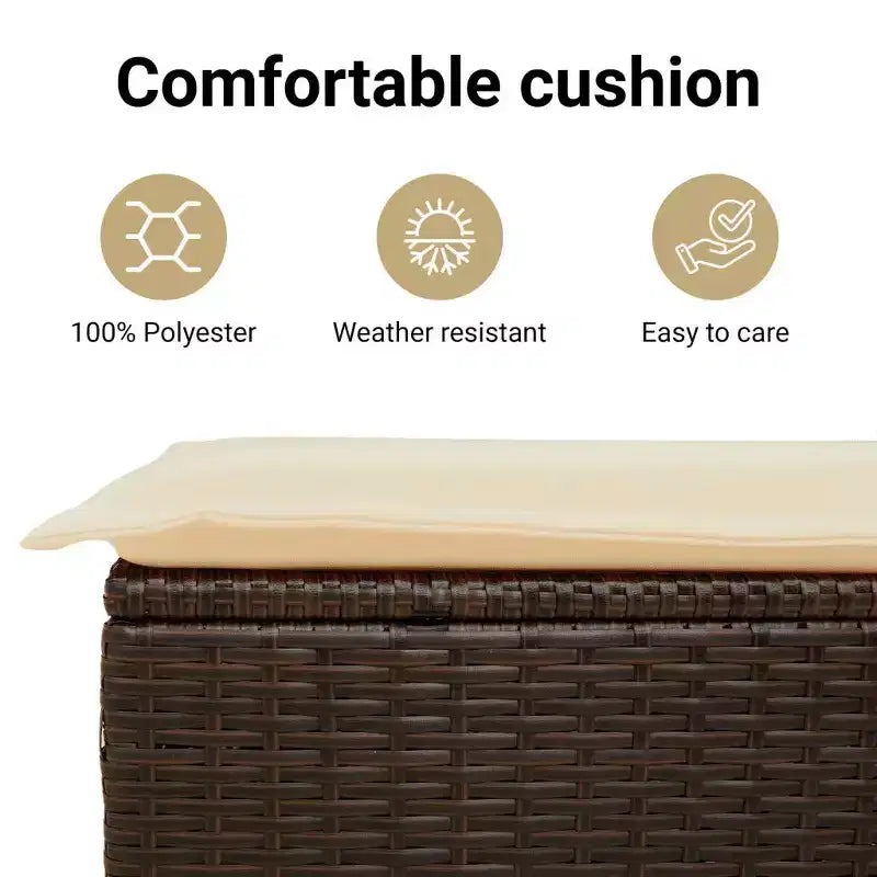 vidaXL Stylish Modular Patio Sofa Set with Cushions in Different Colors