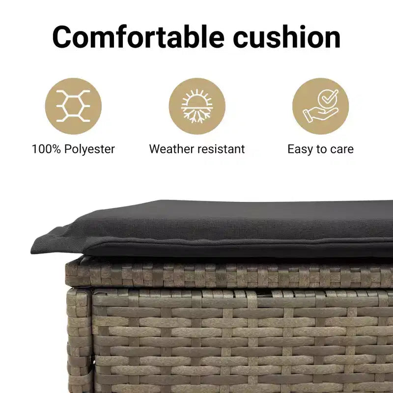 vidaXL Stylish Modular Patio Sofa Set with Cushions in Different Colors