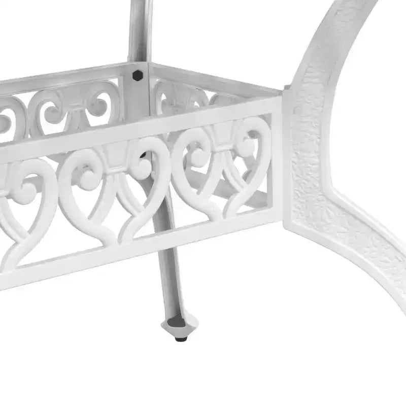 vidaXL Stylish Cast Aluminum Garden Dining Set for Outdoor Hangouts