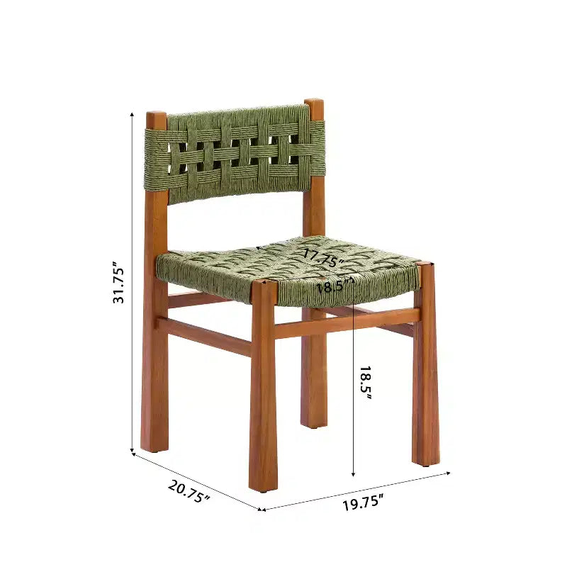 Christopher Knight Home Danette 7-delige rustieke eetset voor buiten van gevlochten wicker en acaciahout