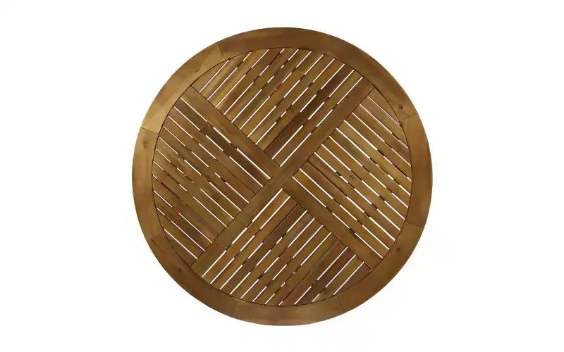 Set da pranzo da patio in legno di acacia ModernLuxe, tavolo da pranzo da esterno e 4 poltrone in corda intrecciata con cuscini color crema, teak+nero