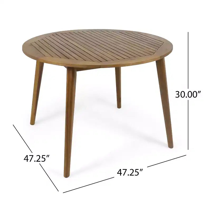 Set da pranzo da patio Christopher Knight Home Oliver da 5 pezzi per esterni, in legno di acacia e corda, con sedie girevoli, cuscini, tavolo e 4 sedie