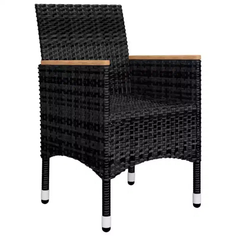 vidaXL Dining Set Solid Acacia wood 5 Piece Set Ergonomic