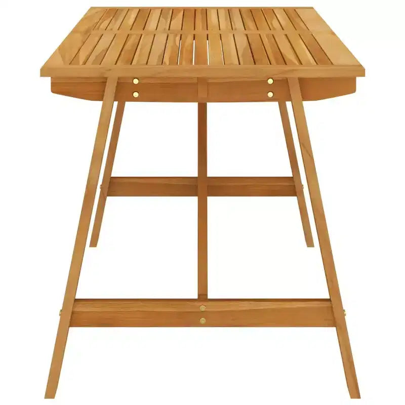 vidaXL Dining Set Solid Acacia wood 5 Piece Set Ergonomic