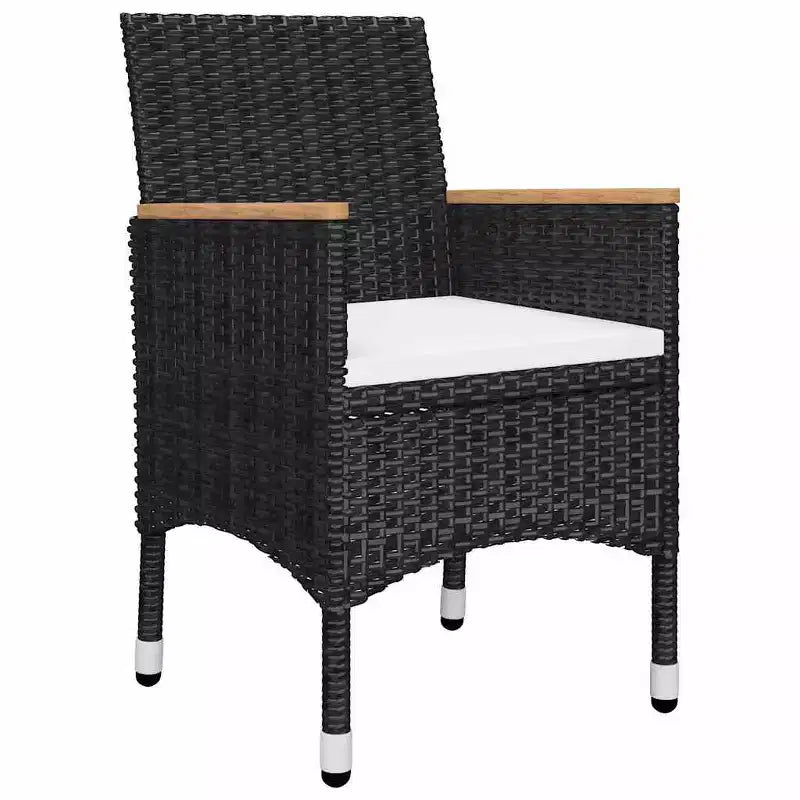 vidaXL Dining Set Table: Chairs: Cushions: