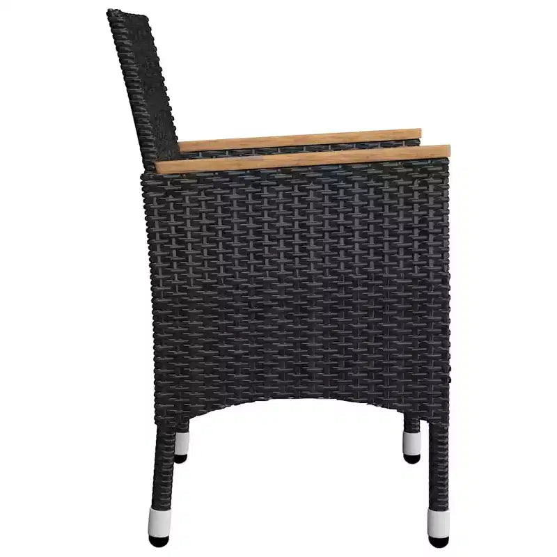 vidaXL Dining Set Table: Chairs: Cushions: