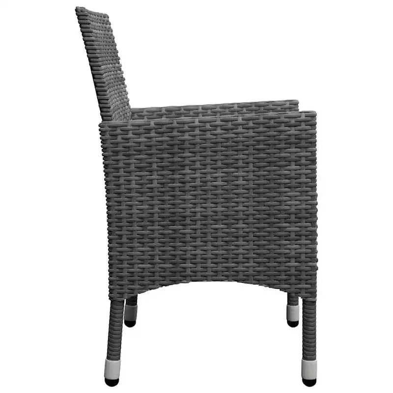 vidaXL Dining Set Table: Chairs: Cushions:
