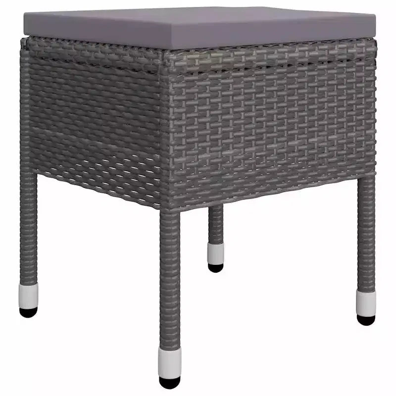 vidaXL Dining Set Table: Chairs: Cushions: