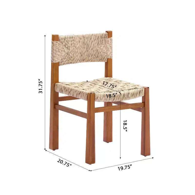 Ensemble repas de terrasse moderne Wriby de Christopher Knight Home, 7 pièces, en acacia, avec table extensible à lattes et design en rotin