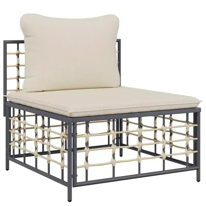 vidaXL Garden Lounge Set Set Anthracite