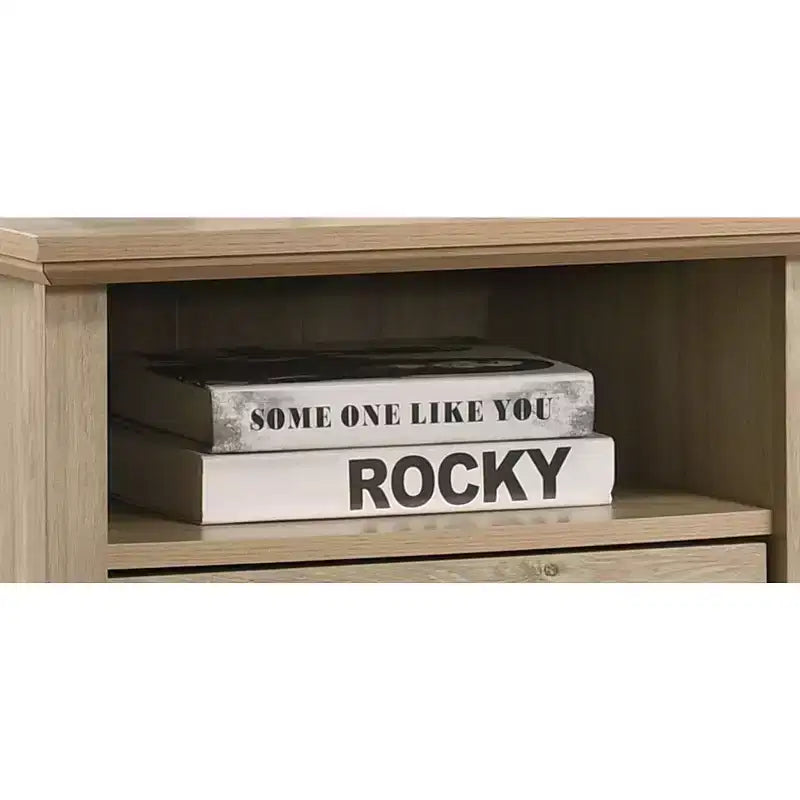 USB Charging 2 Drawer Nightstand for Bedroom and Living Room