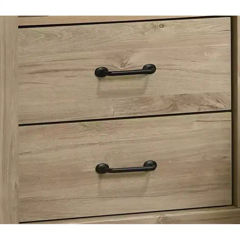USB Charging 2 Drawer Nightstand for Bedroom and Living Room