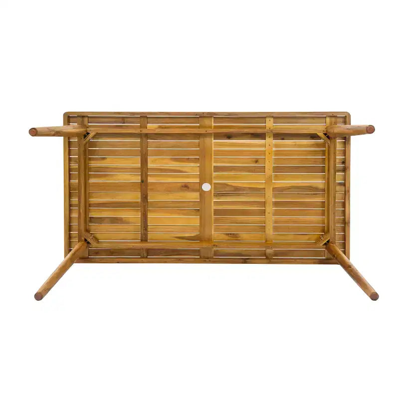 ModernLuxe 7-teiliges Esszimmer-Set für 6 Personen im Außenbereich, Gartenmöbel-Set mit Gartentisch und 6 Stühlen mit Auflagen und wetterbeständigem Gestell