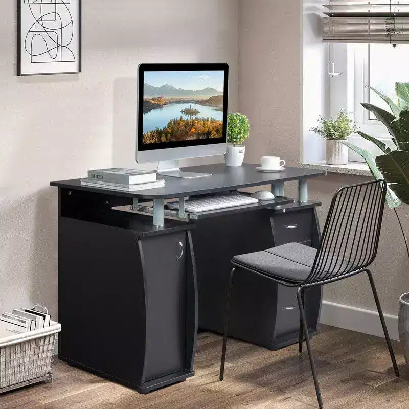 45.3" Computer Desk with Drawer and Side Shelf