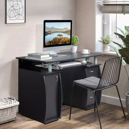 45.3" Computer Desk with Drawer and Side Shelf