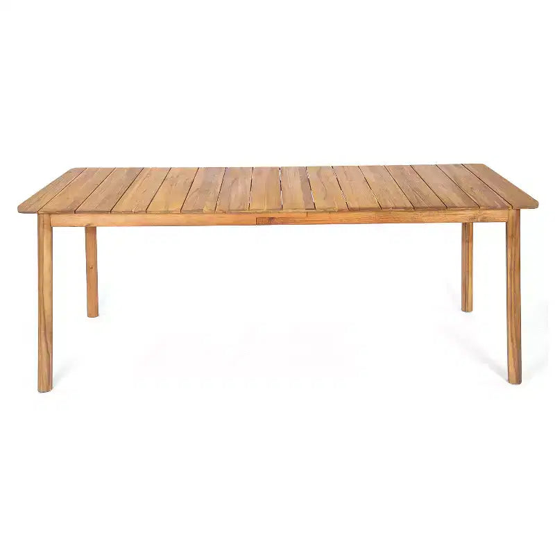 Christopher Knight Home Visola 9-delars bohemisk matgrupp i akaciaträ och rep med ribbat bord och dynor