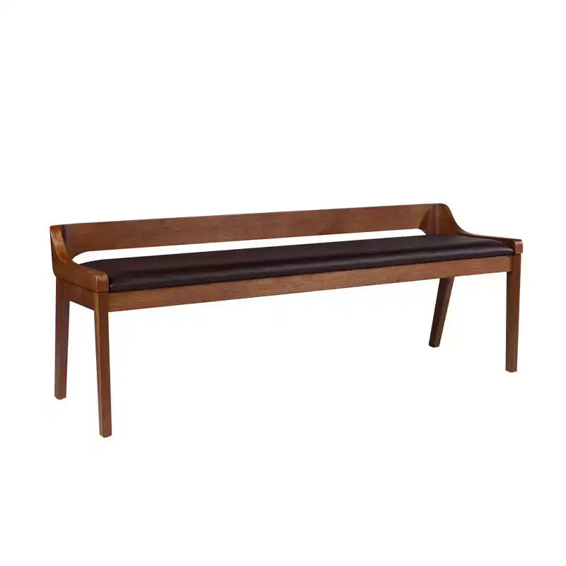 3pc Rasmus Dining Set Chestnut Wire Brush Finish - Boraam